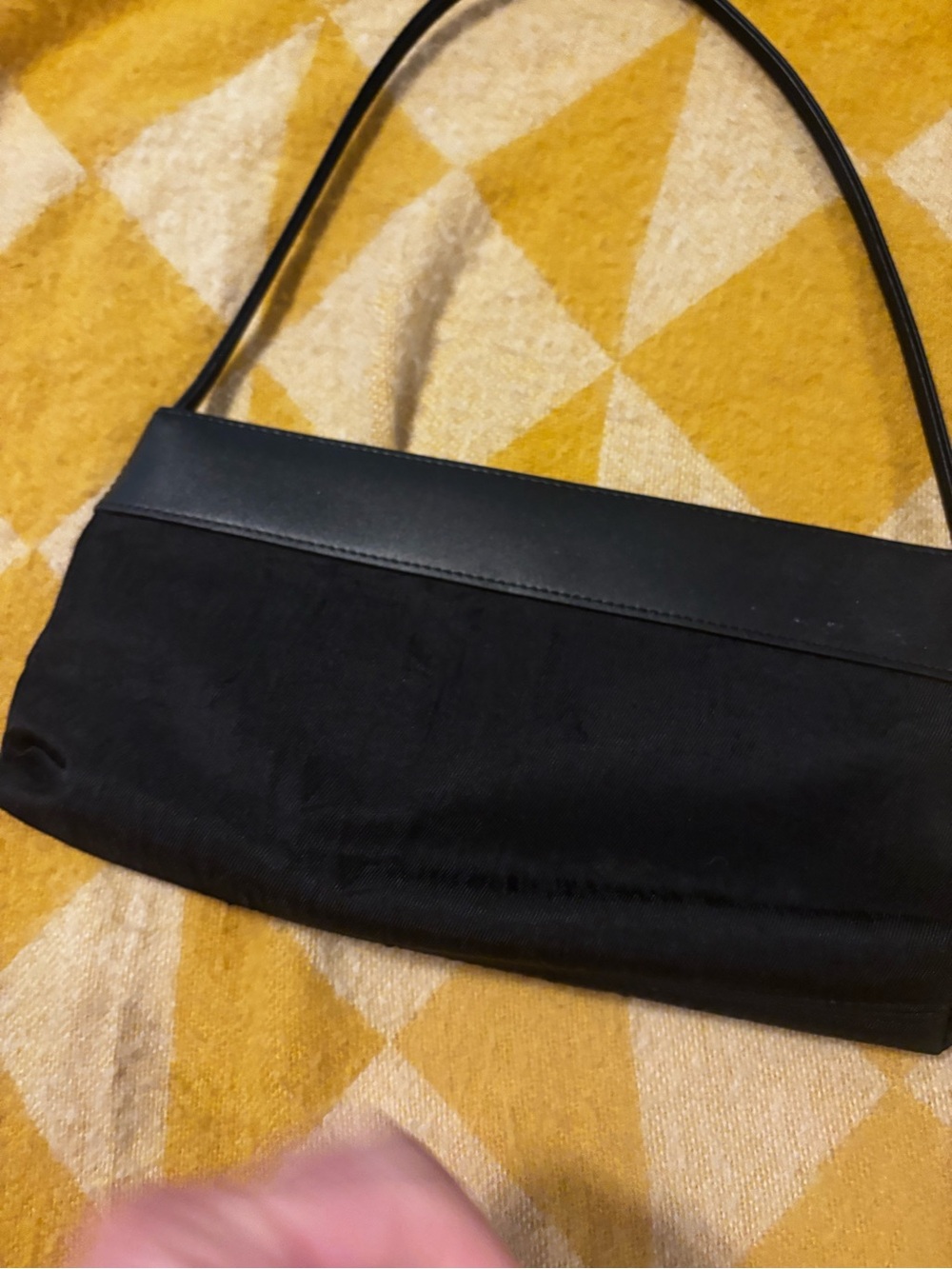 DKNY Black Mini Bag Purse Vintage 90s - Picture 8 of 10